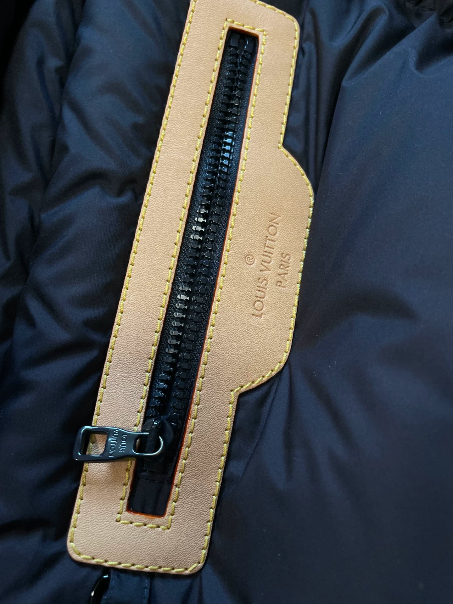louis vuitton puffer jacket deep blue