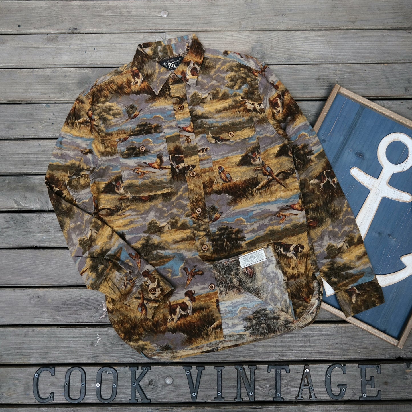 RRL Vintage Duck Hunting Work Shirt
