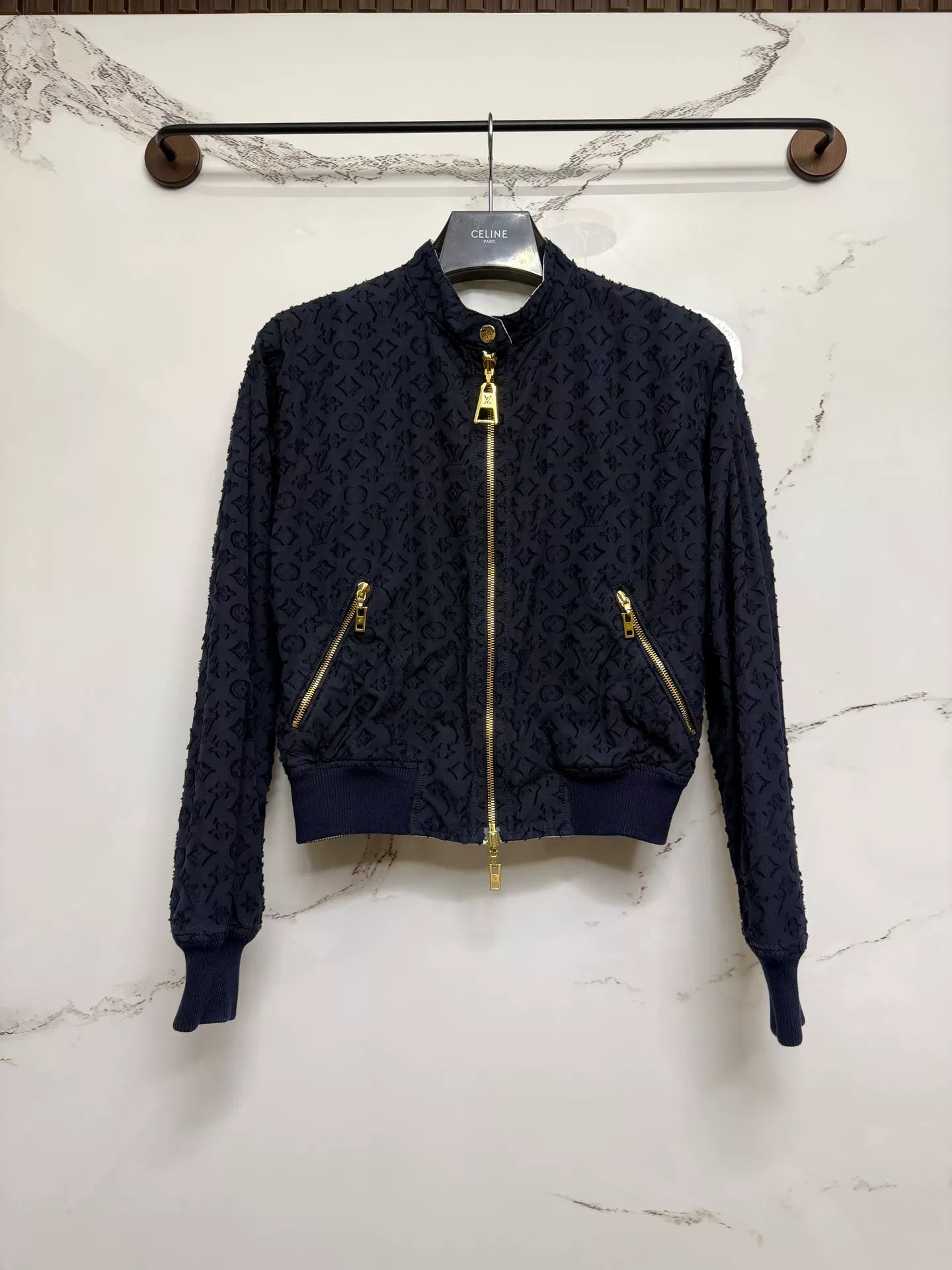 louis vuitton reversible pilot bomber jacket