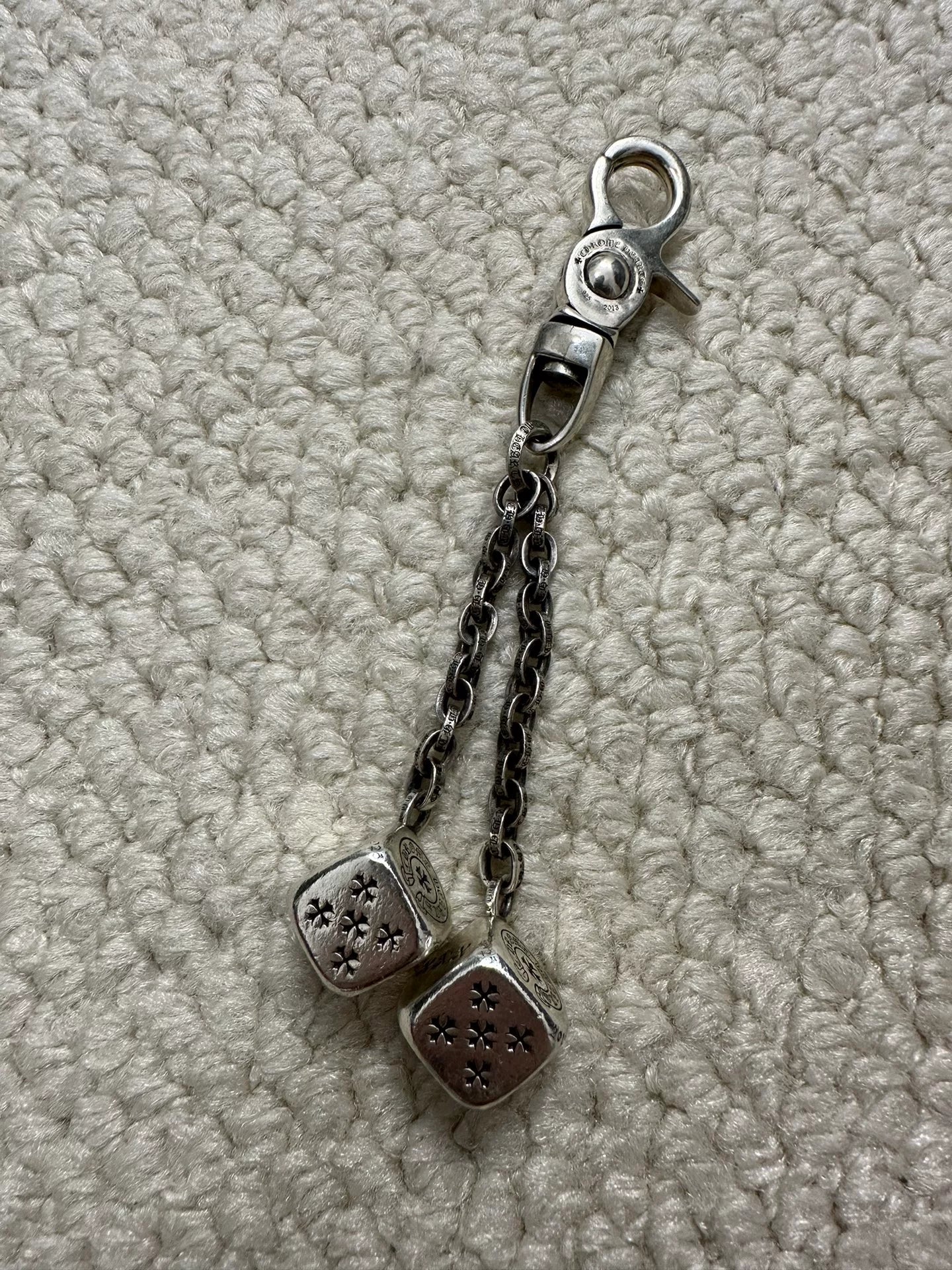 Chrome Hearts Dice Keychain