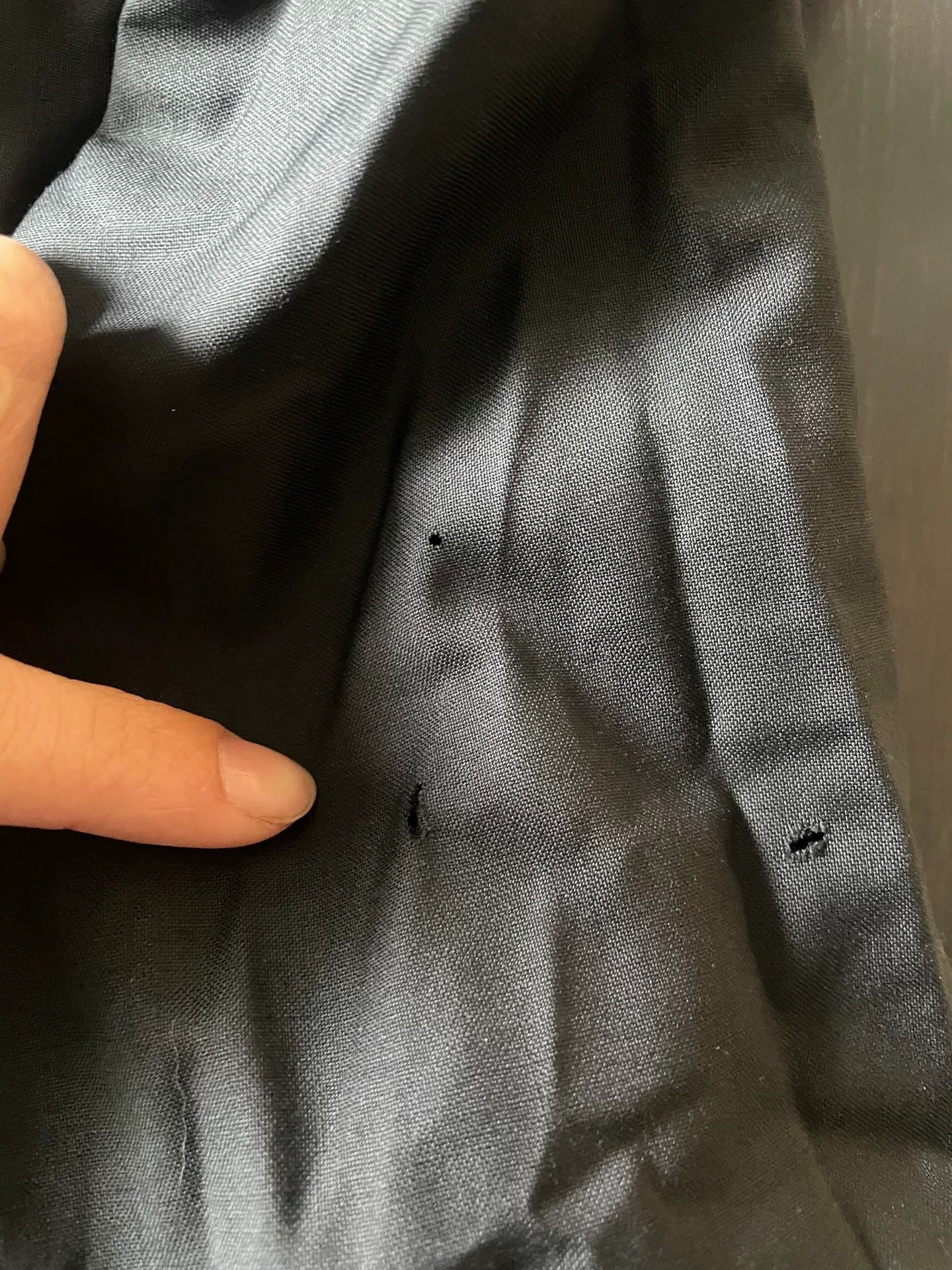 maison margiela black embellished wool suit