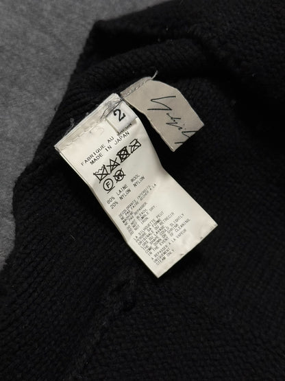 Yohji Yamamoto Turtleneck Cable Knit Sweater