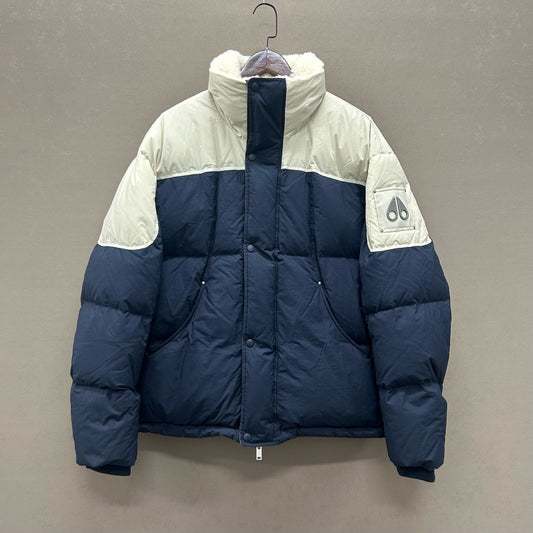 Moose Knuckles Color Block Down Jacket Size L