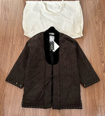 visvim dotera coat harris tweed jacket