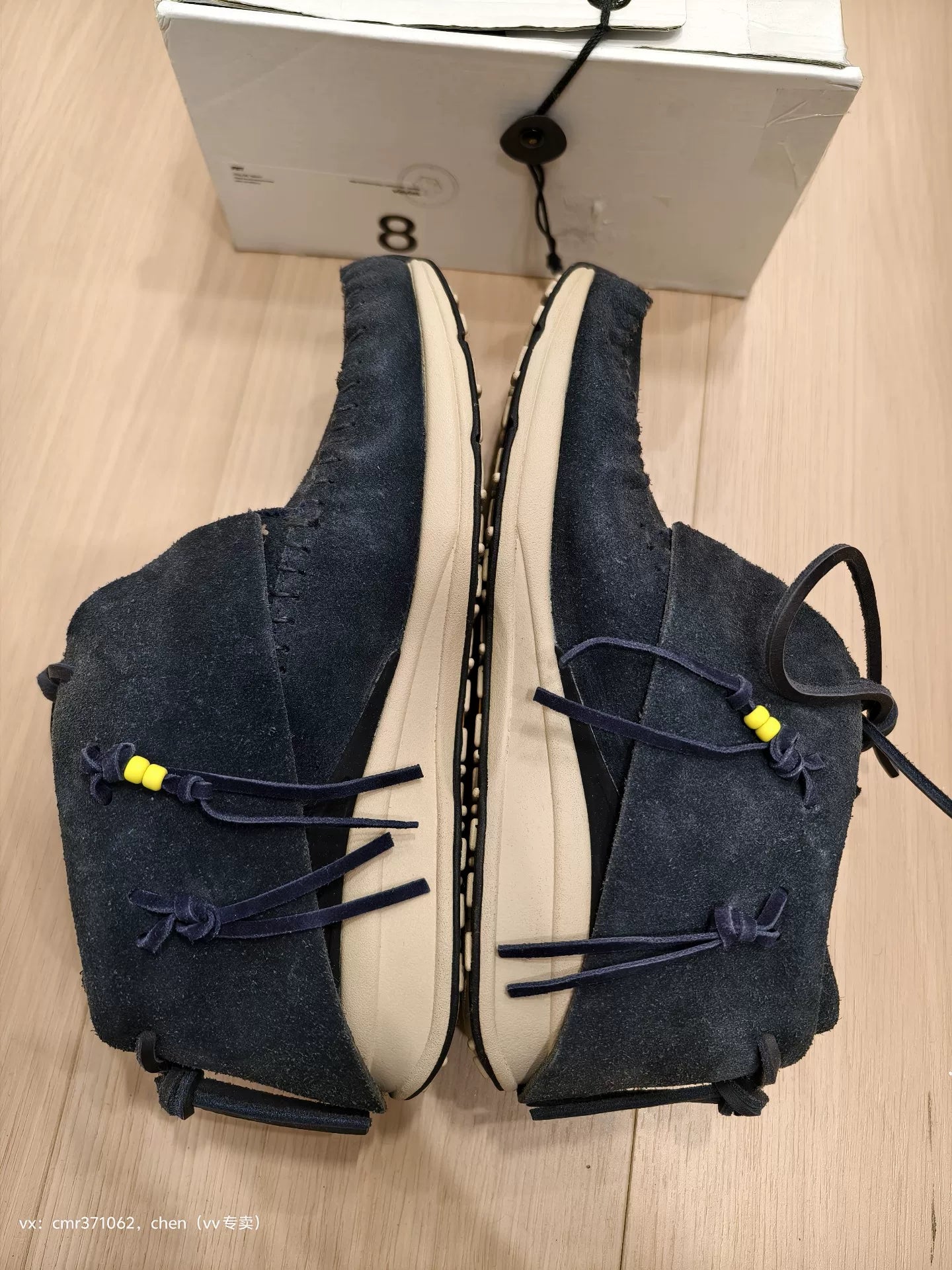 VISVIM 19SS FBT Navy Low-Top Sneakers