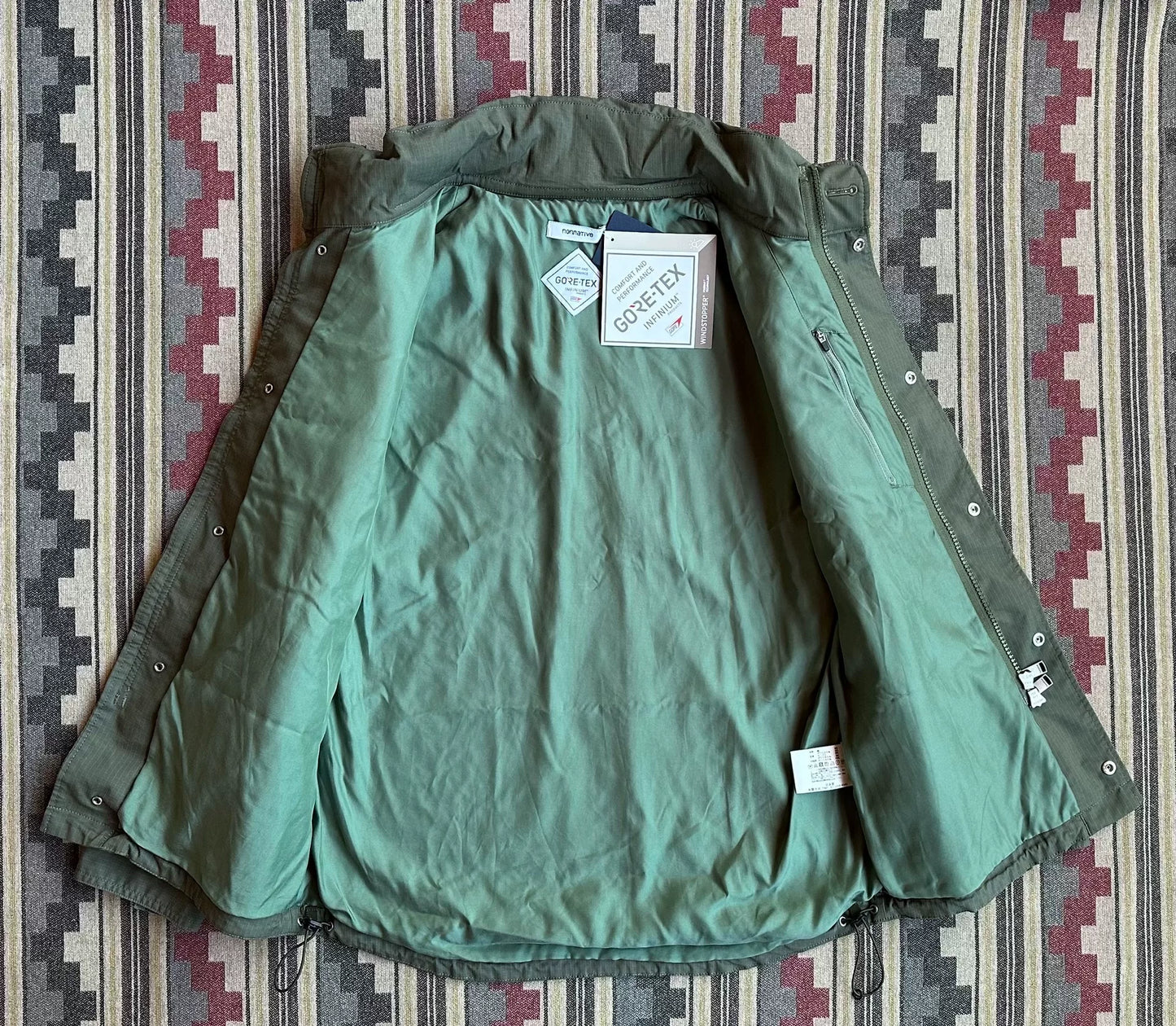 nonnative gore-tex trooper military jacket