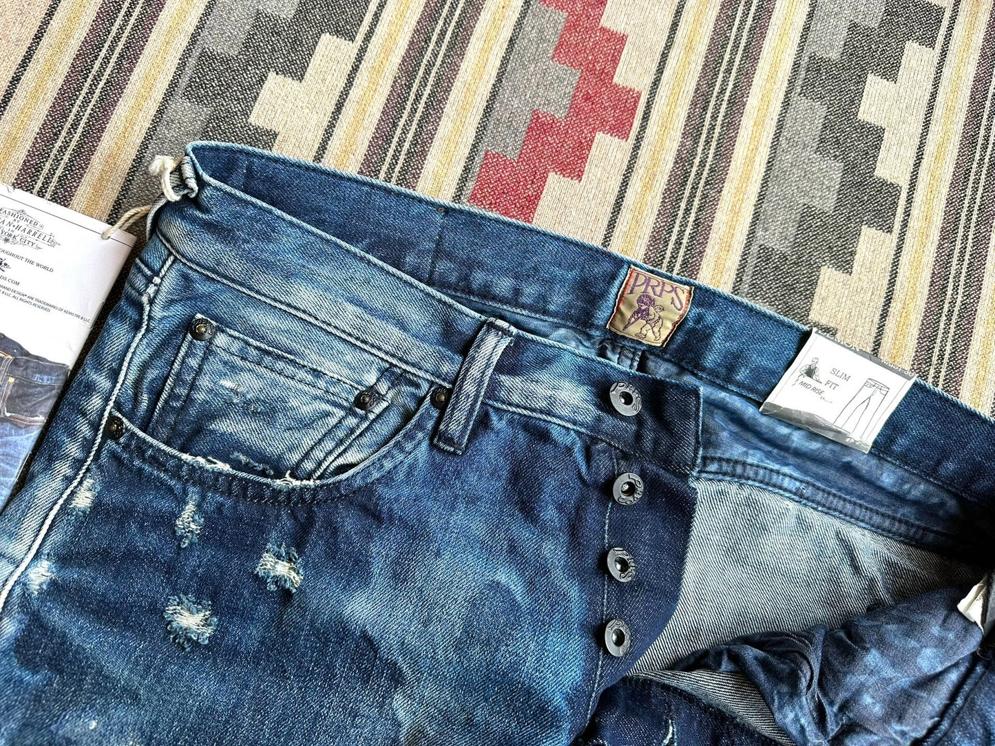 PRPS GOODS&CO Vintage Distressed Jeans