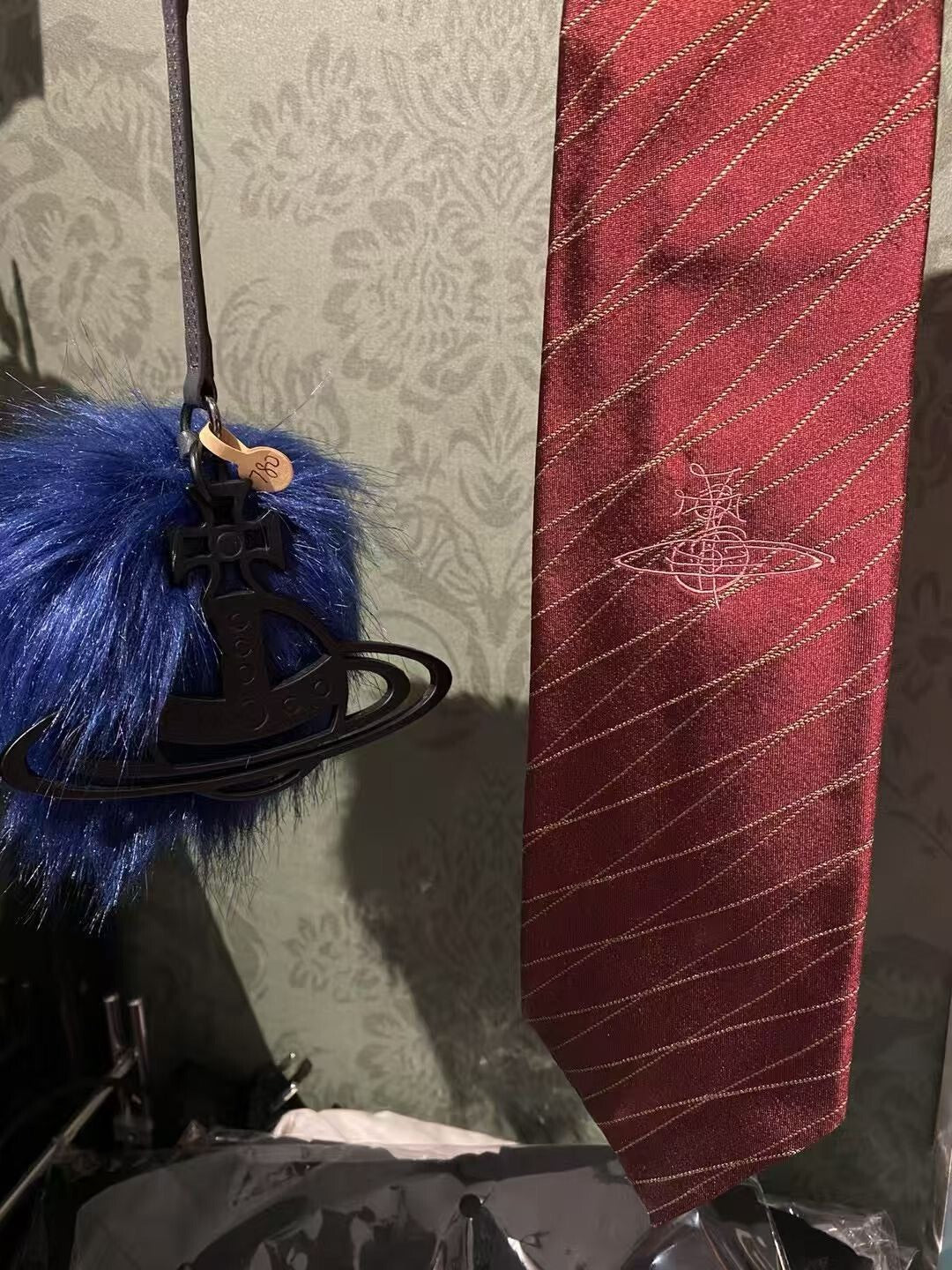 Vivienne Westwood Twill Saturn Tie