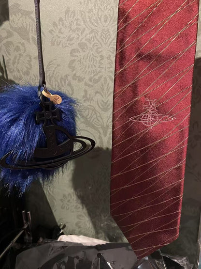 Vivienne Westwood Twill Saturn Tie