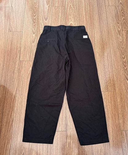 cootie productions wide easy trousers black
