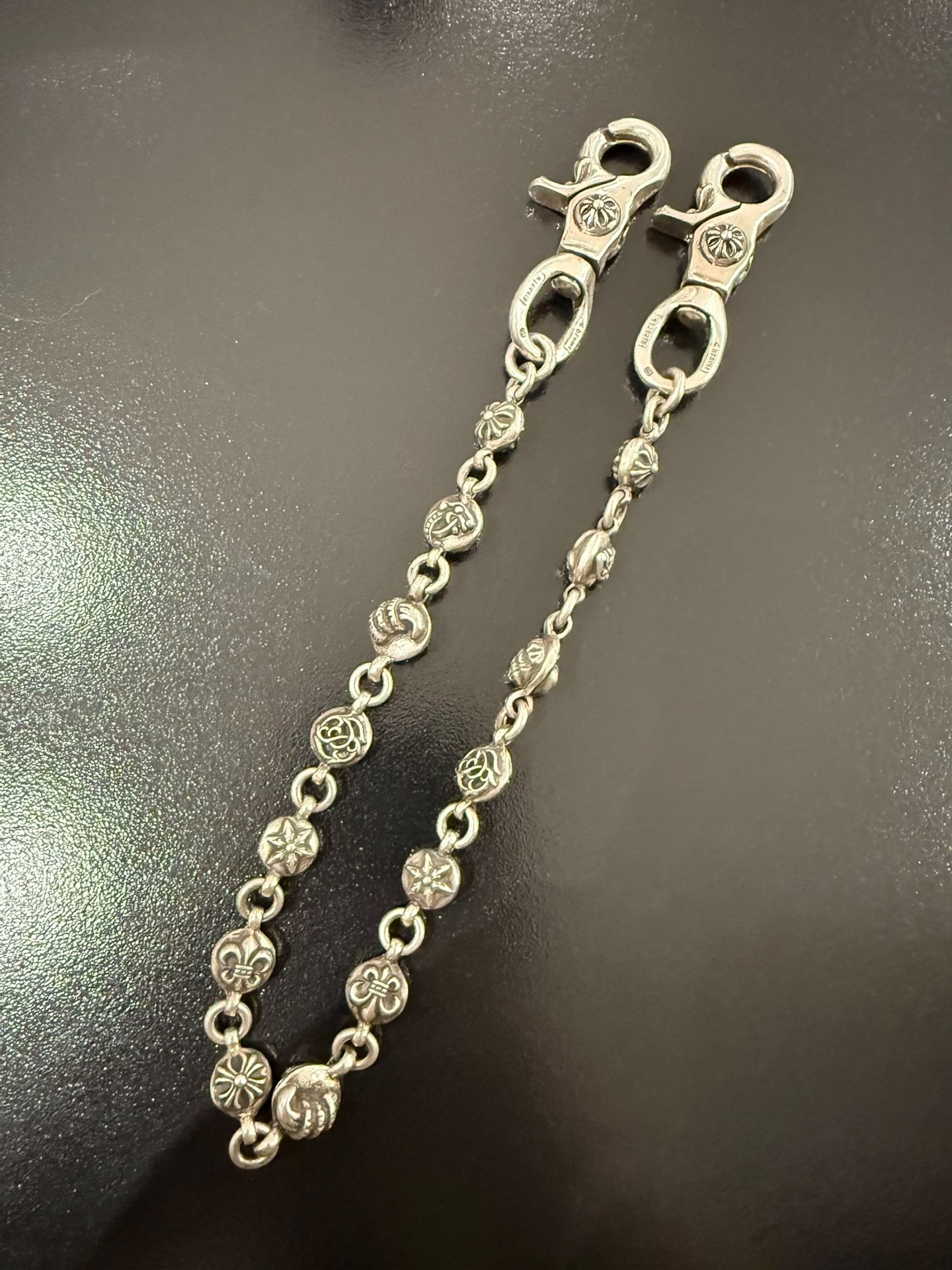 Chrome Hearts Double Lobster Clasp Large Ball Pant Chain