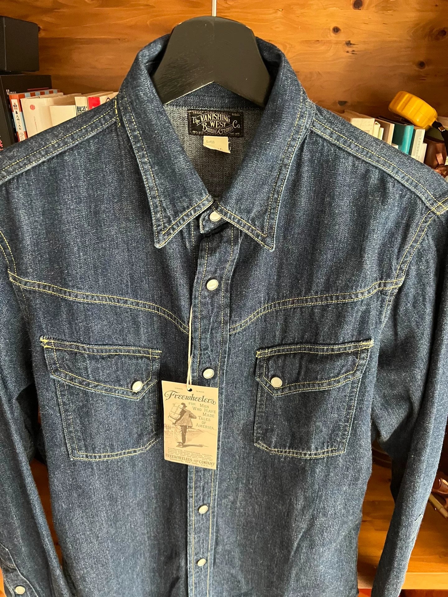 classic denim western shirt by freewheelers