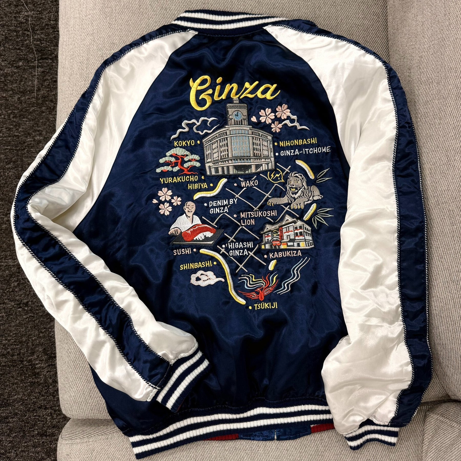 Vanquish Fragment Denim Souvenir Jacket