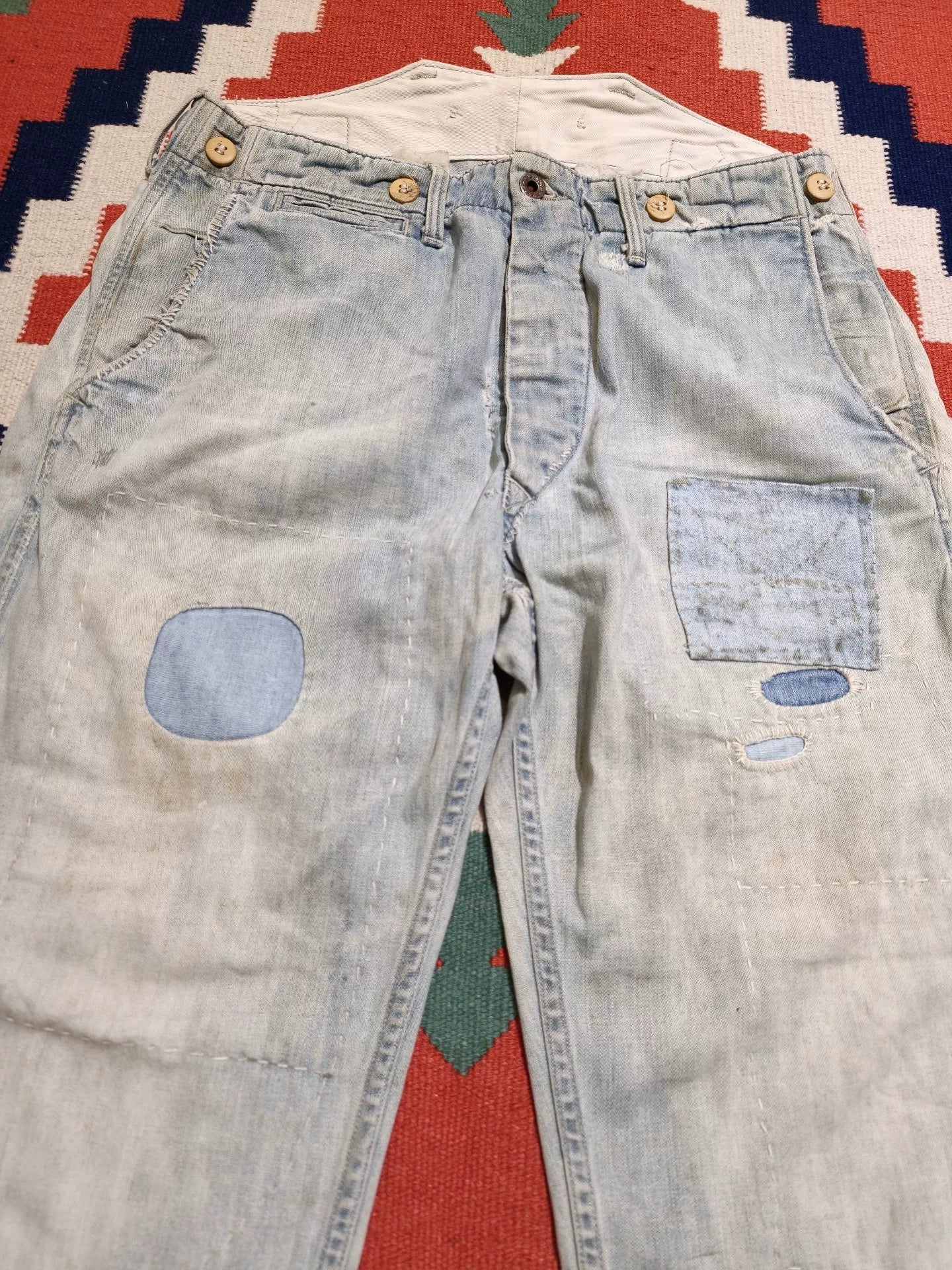 RRL Vintage Painter Patch Jeans