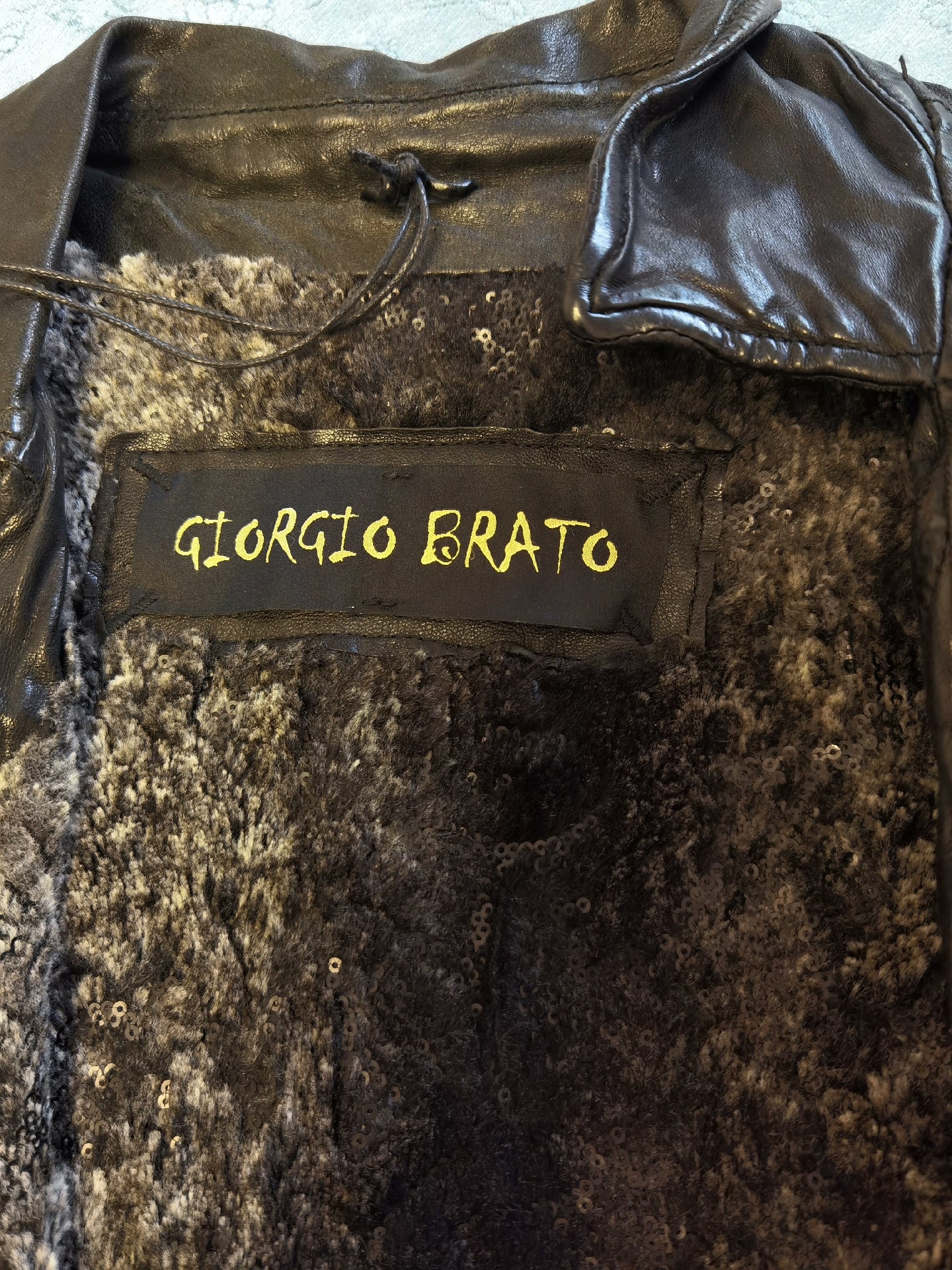 Giorgio Brato Short Leather Jacket