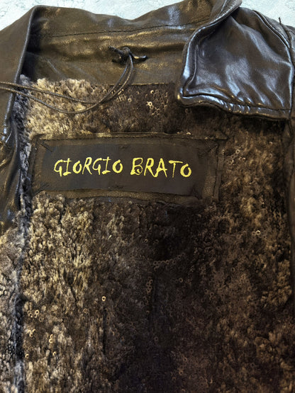 Giorgio Brato Short Leather Jacket
