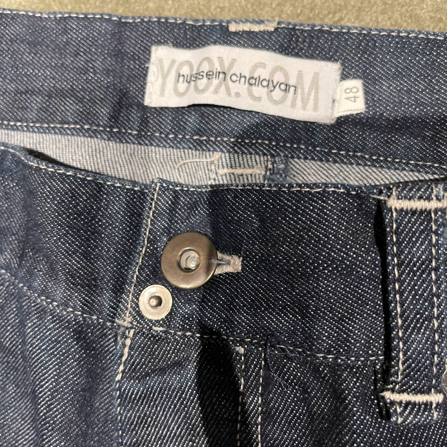 Hussein Chalayan Denim Pants Size 48