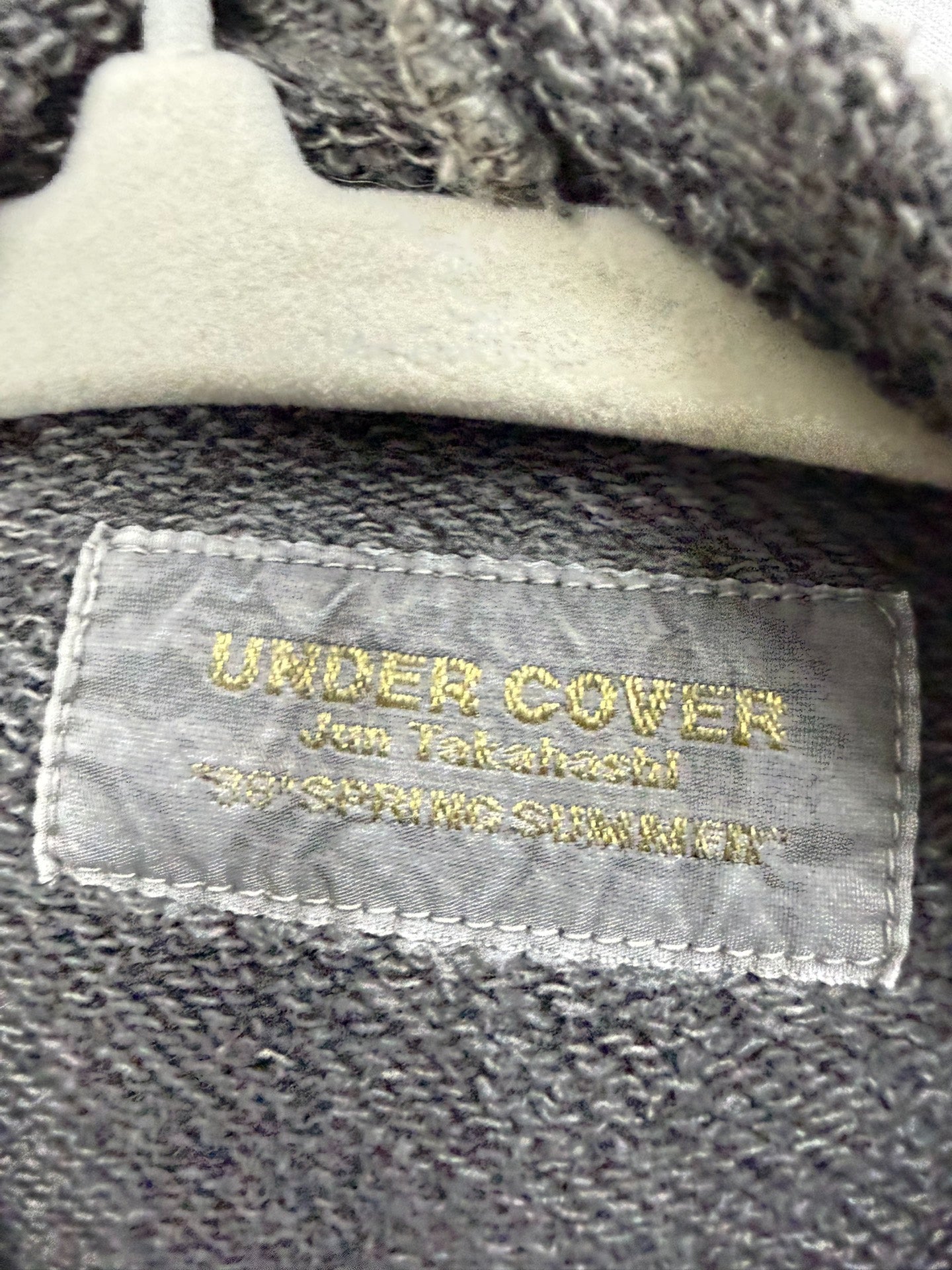 UNDERCOVER 98SS Washed Spiral Hoodie Jacket