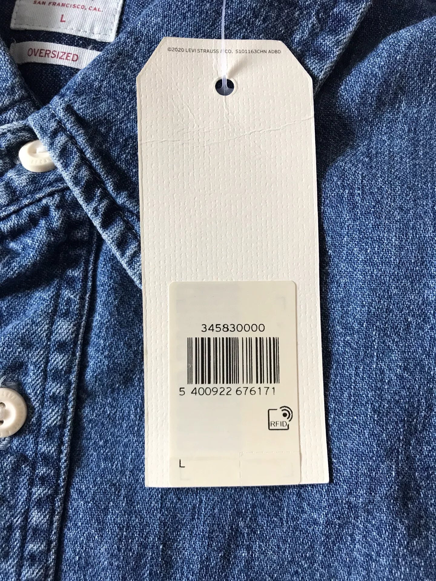 Levi's 34583-0000 Washed Denim Shirt