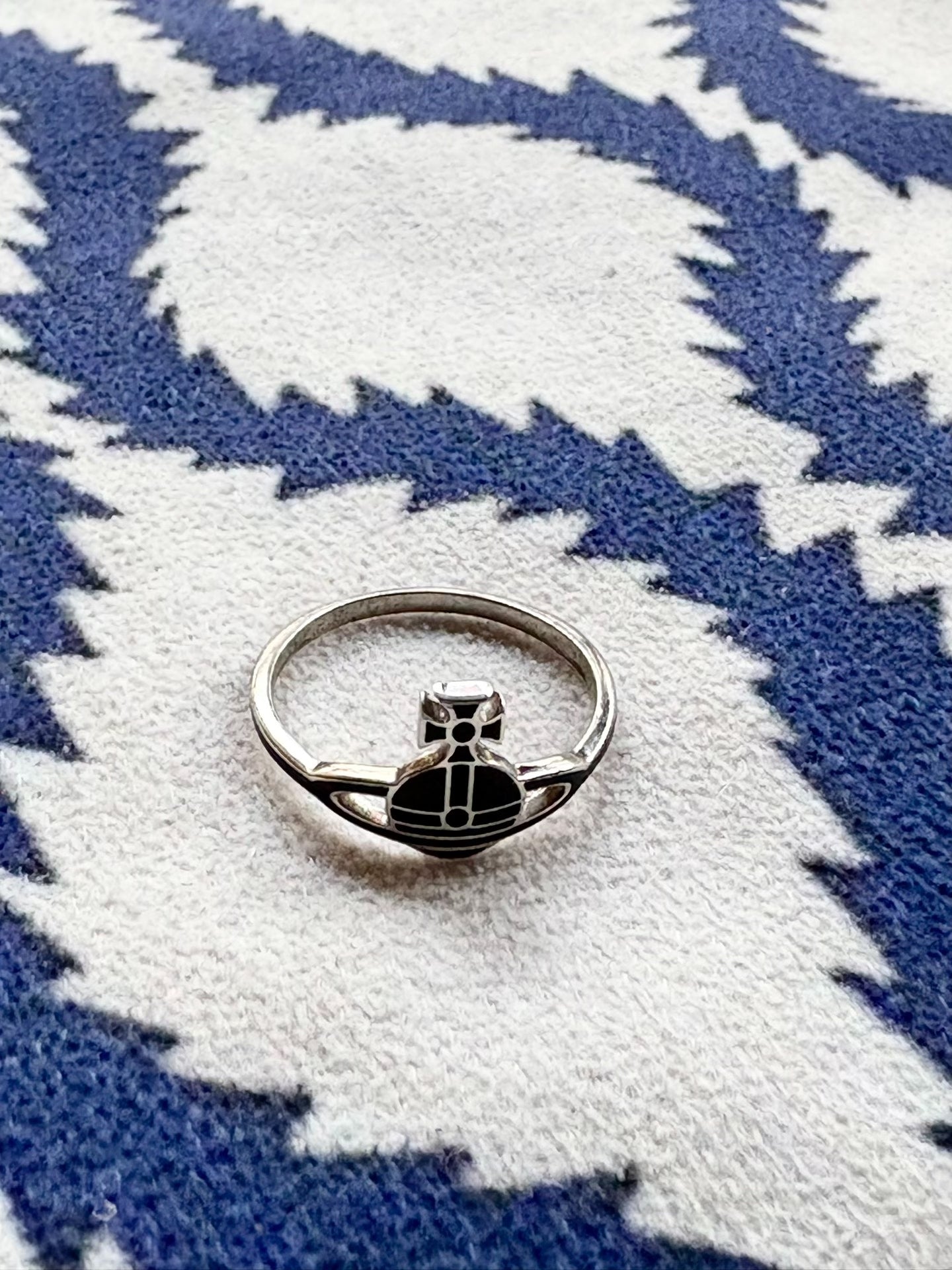 Vivienne Westwood Vintage Saturn Ring 925 Silver