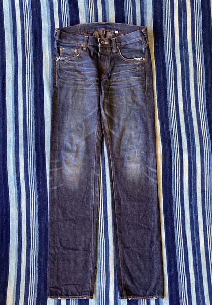 prps noir vintage washed denim pants