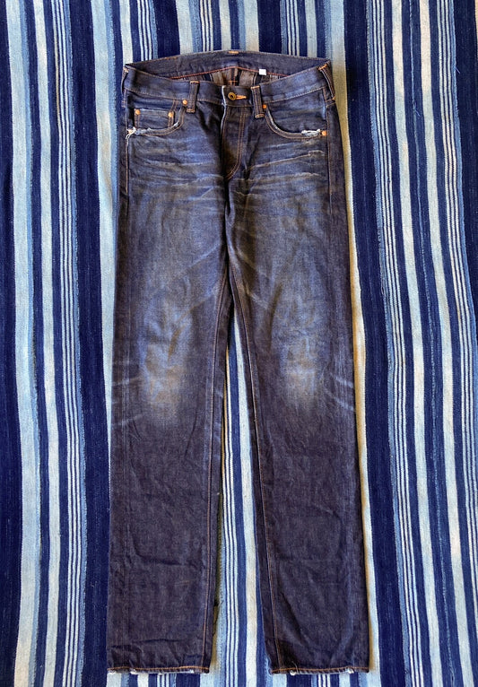 prps noir vintage washed denim pants
