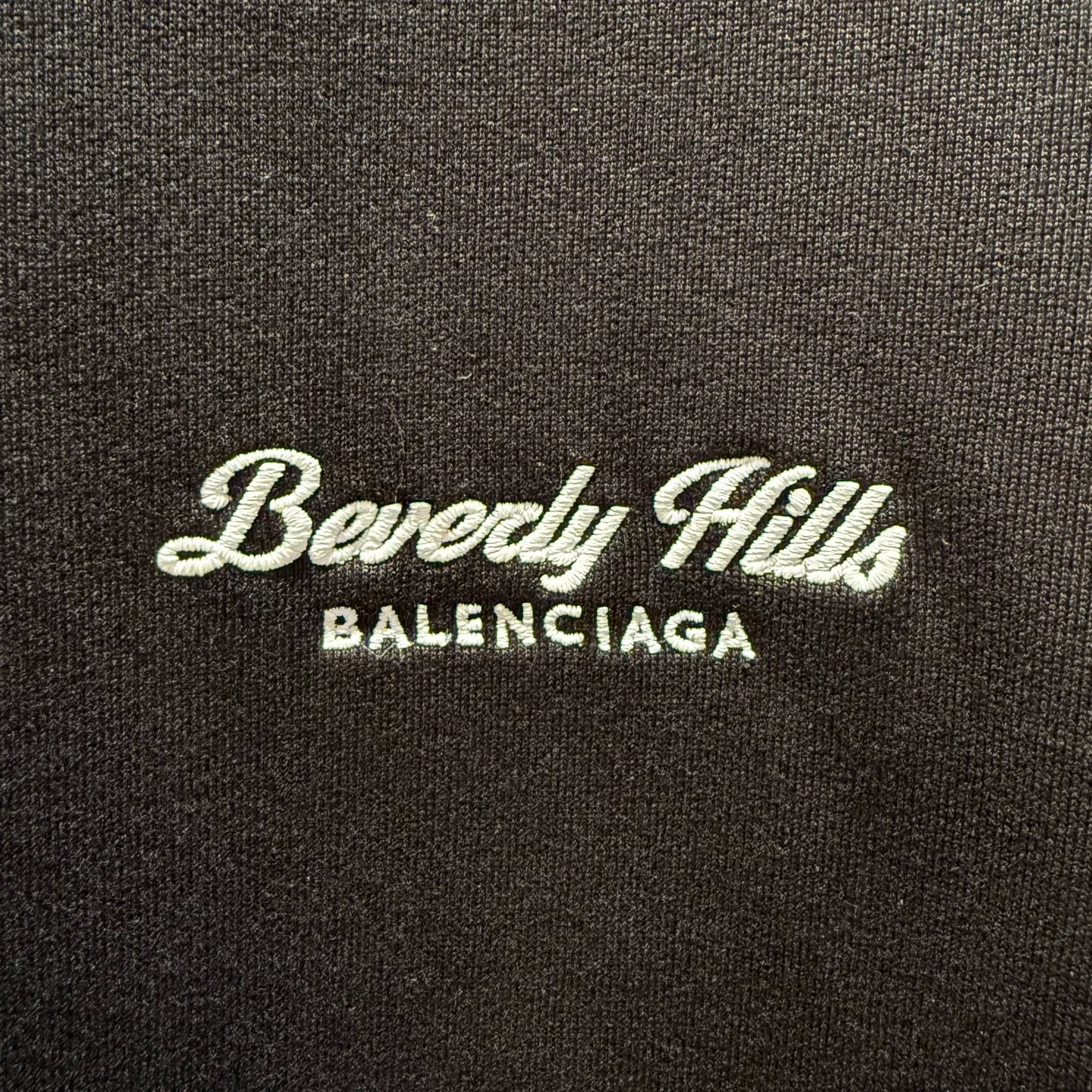Balenciaga Embroidered Logo Hoodie
