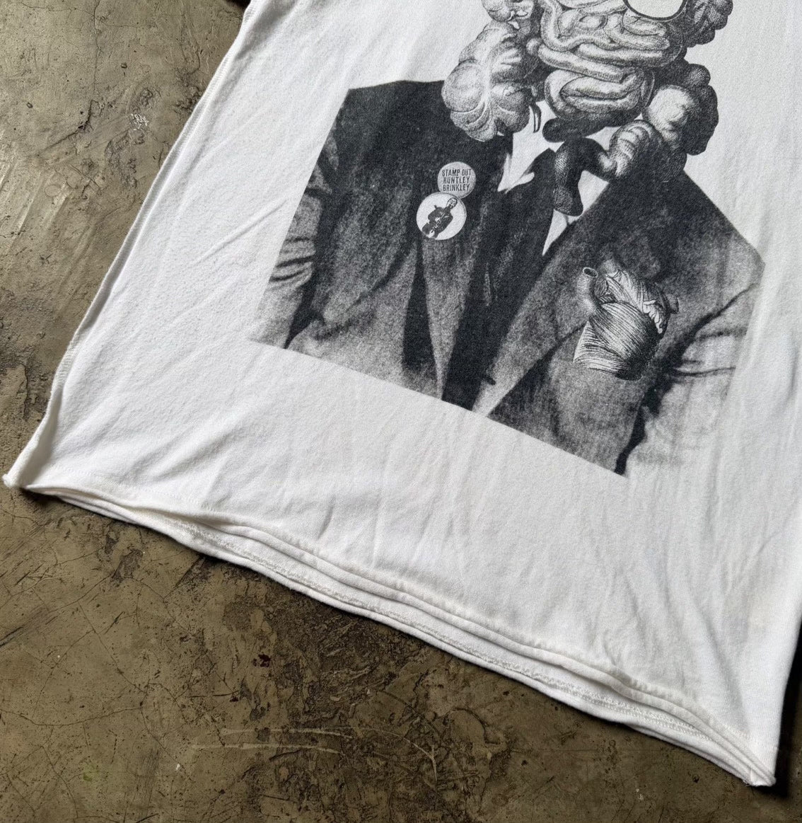 Vintage Undercover AW2004 Intestine Head Tee