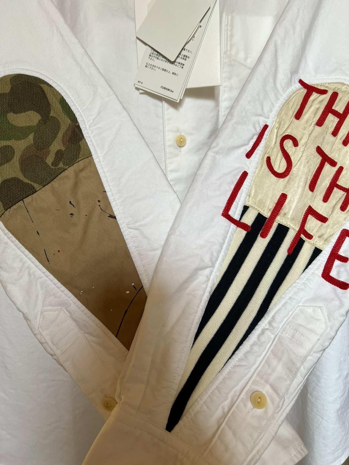 VISVIM VV SPOT ALBACORE LUNGTA SHIRT