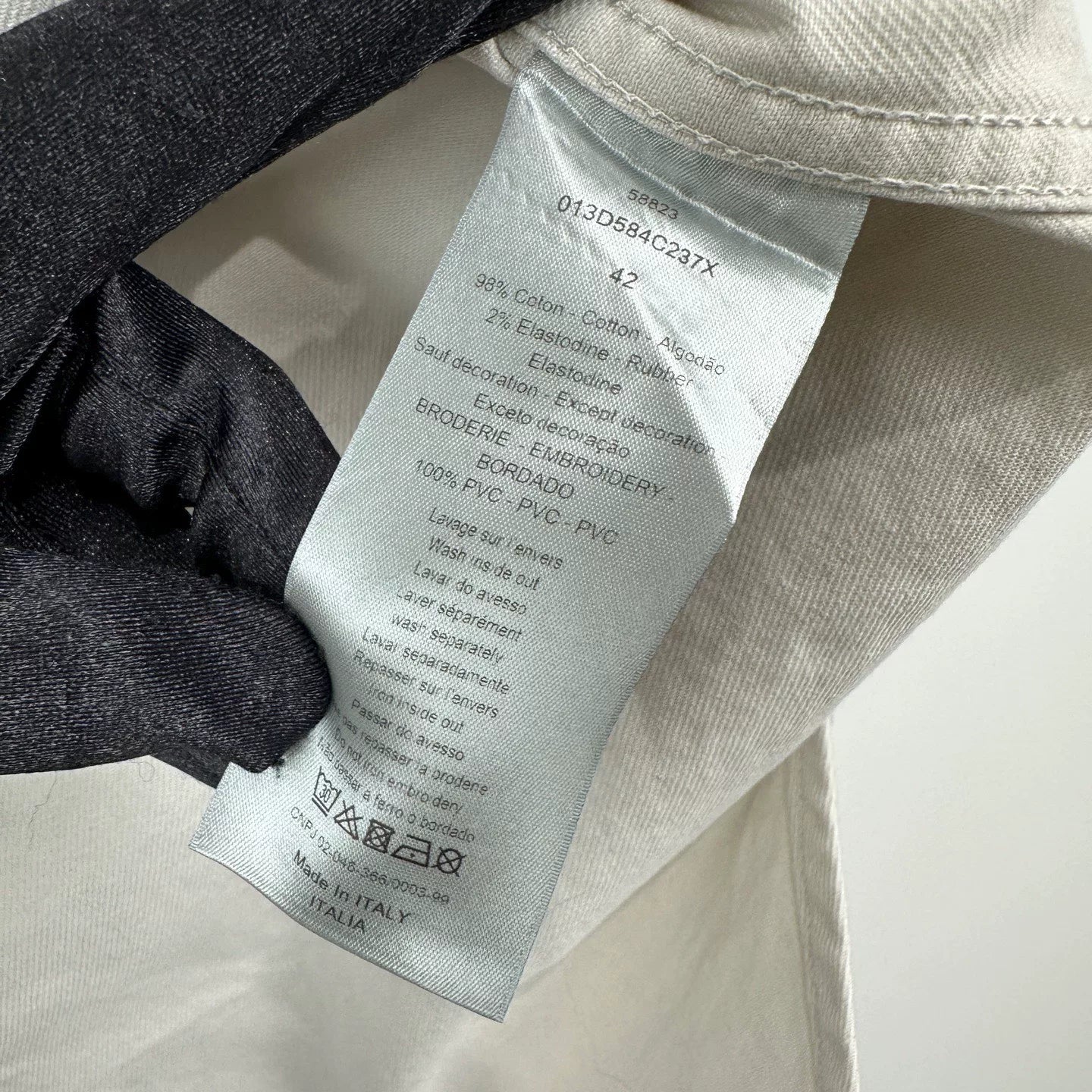 Dior Daniel Collaboration Distressed Denim Jacket