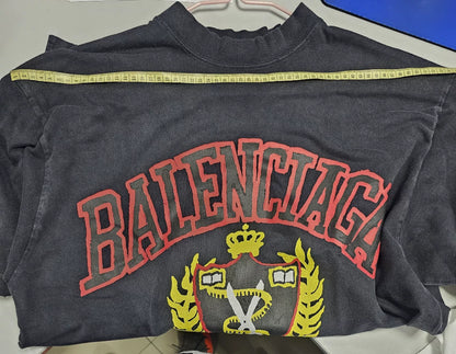 Balenciaga Black Vintage Short Sleeve T-Shirt