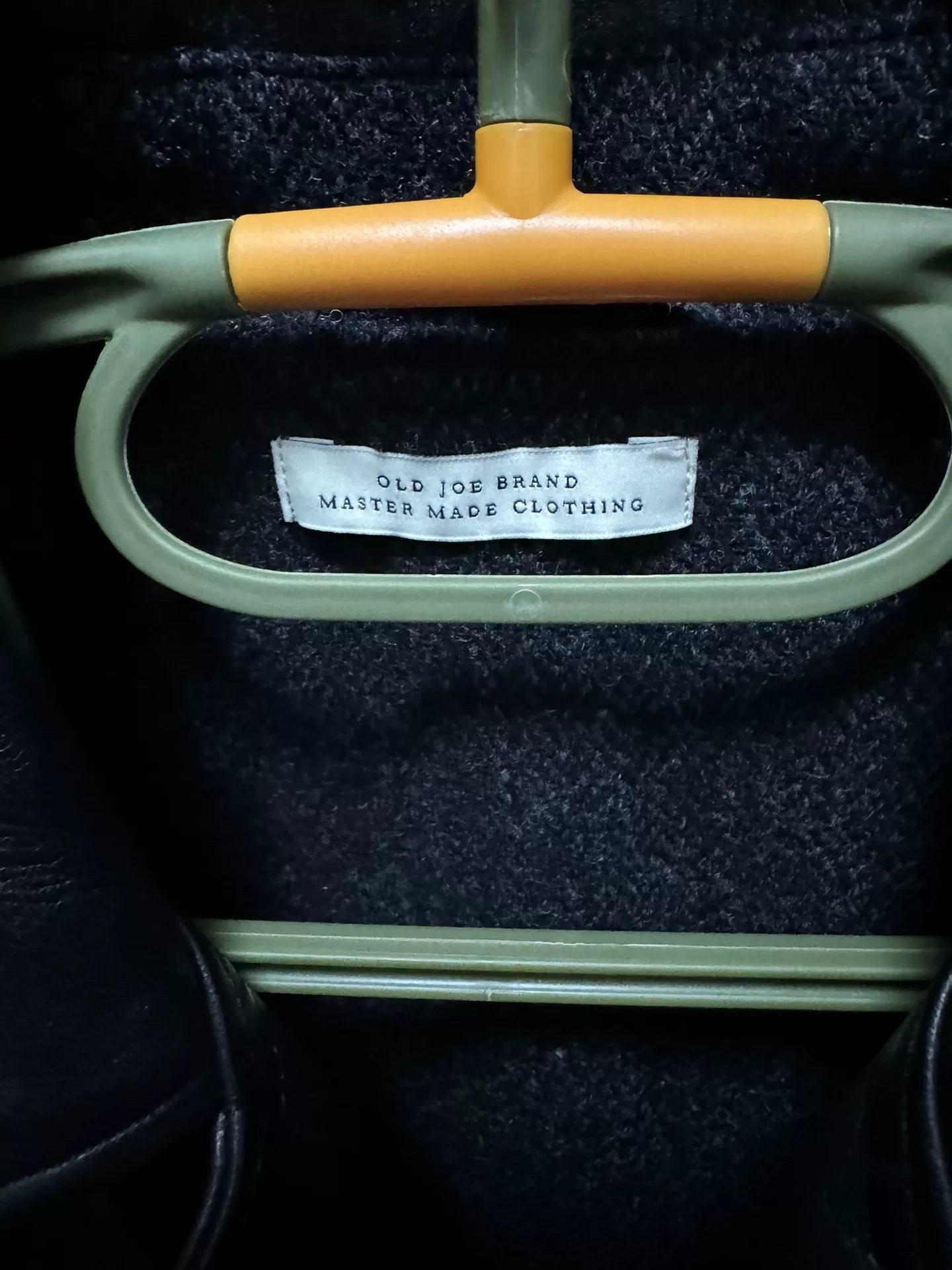 old joe double-breasted horsehide leather jacket