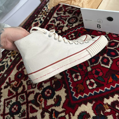 visvim skagway hi canvas sneakers size 8
