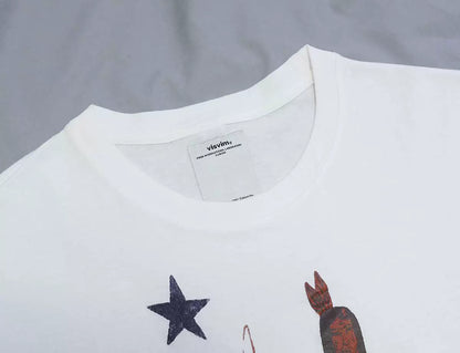 visvim indian print vintage tee shirt