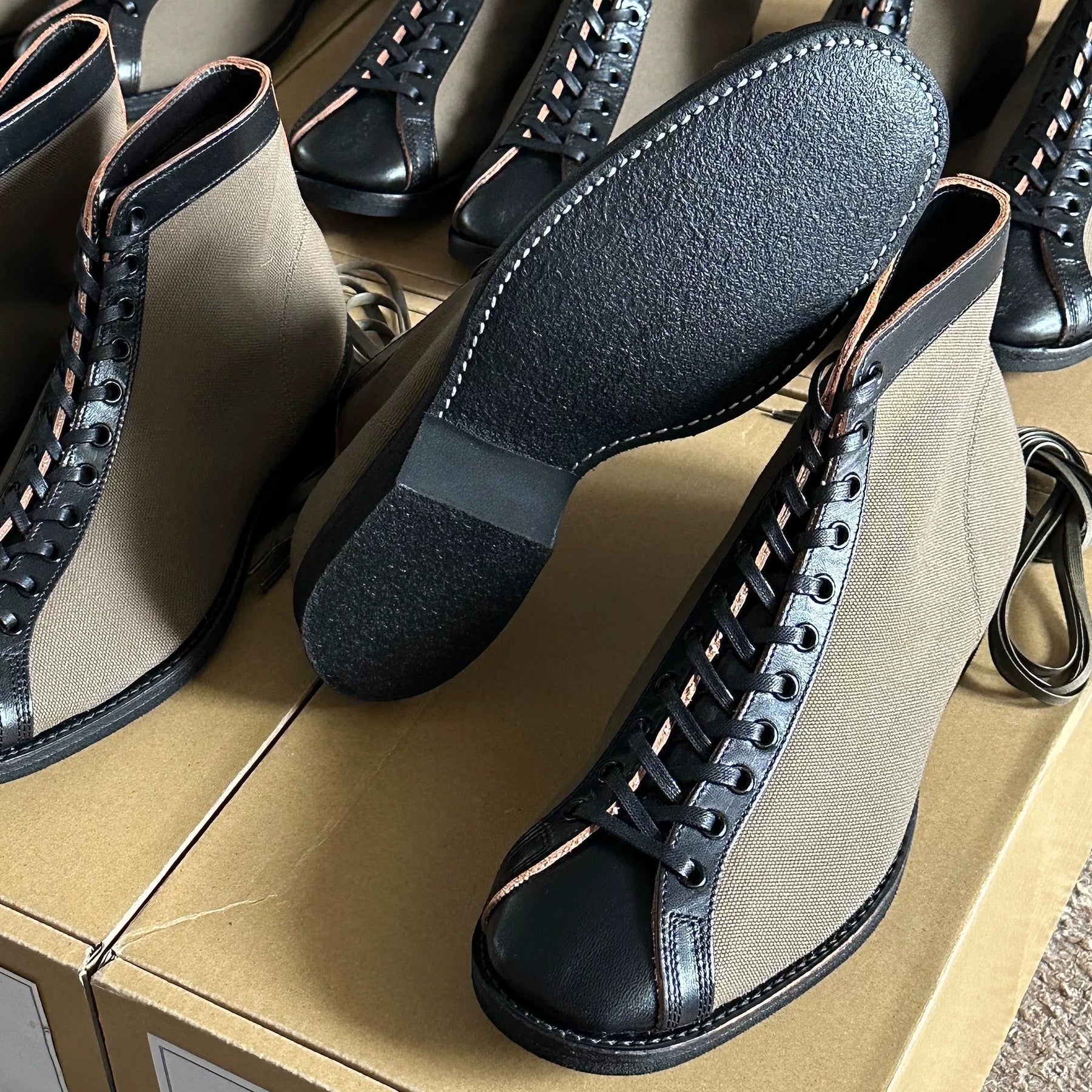 Clinch x BSW Horsehide Boxing Boots
