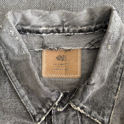 madness 23aw black denim jacket