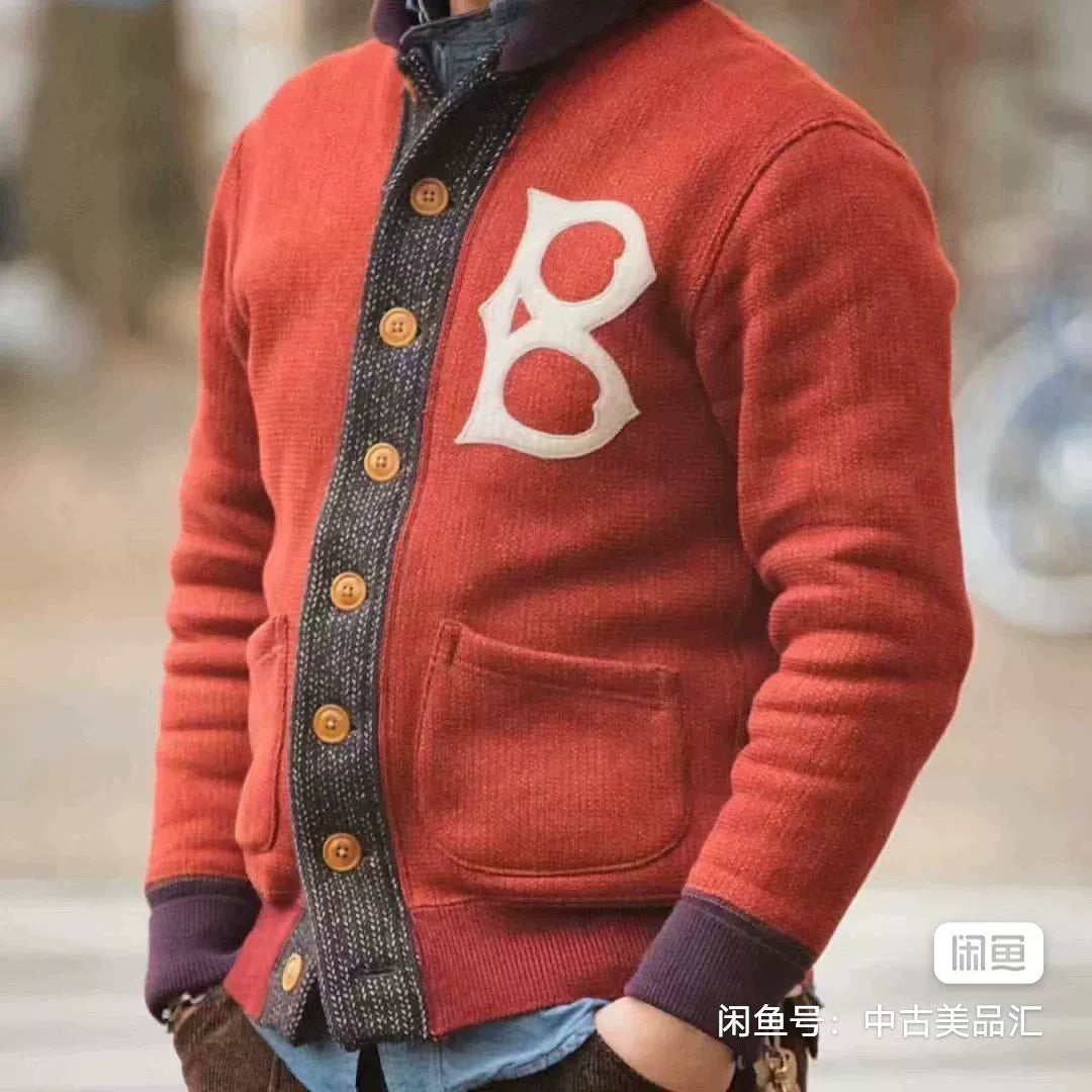 Freewheelers Barnstormers Wool Cardigan