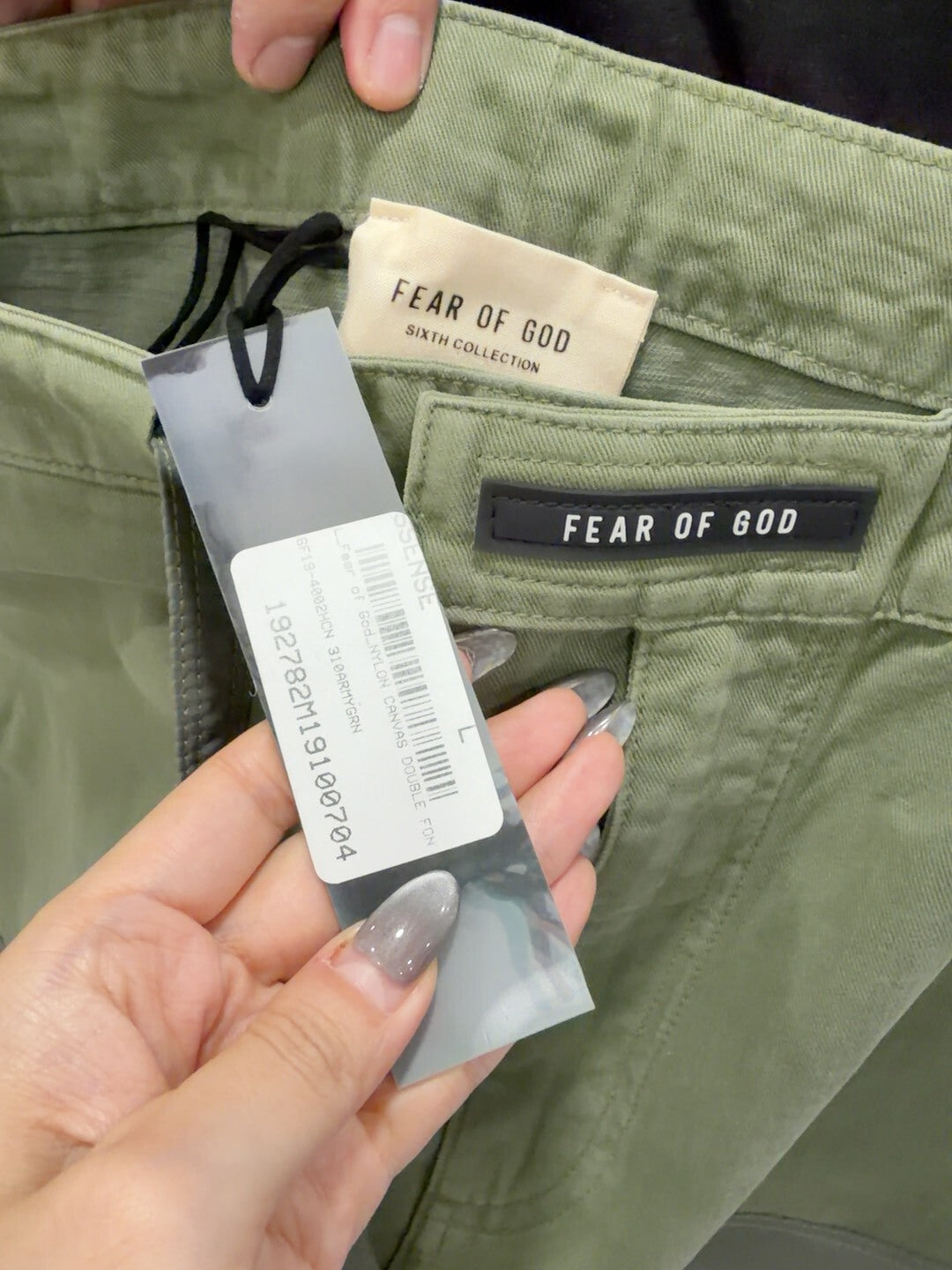 Fear of God Cargo Pants in Green