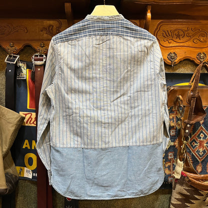 RRL Striped Panel Shirt by Ralph Lauren
