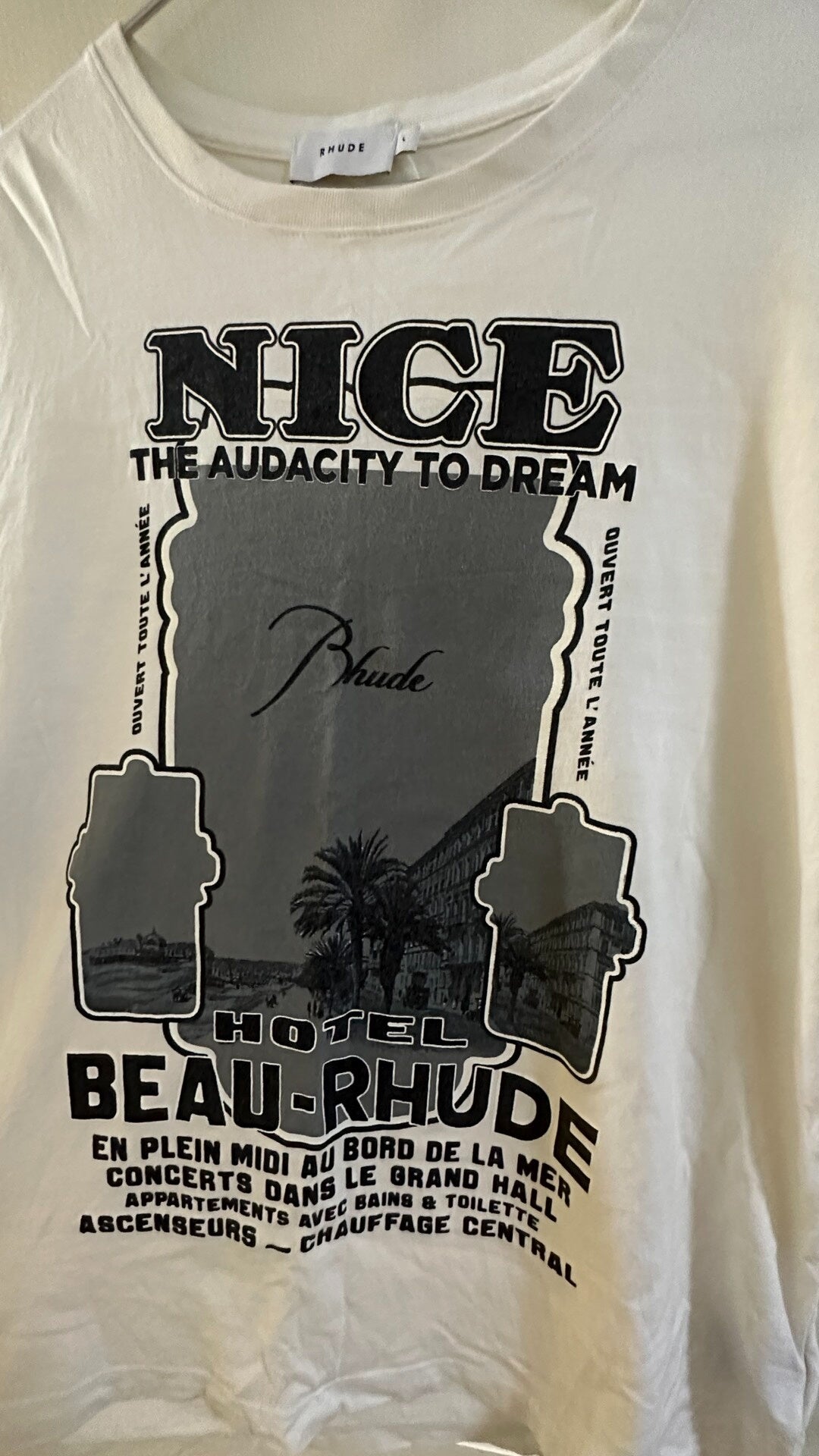 rhude nice graphic short sleeve t-shirt