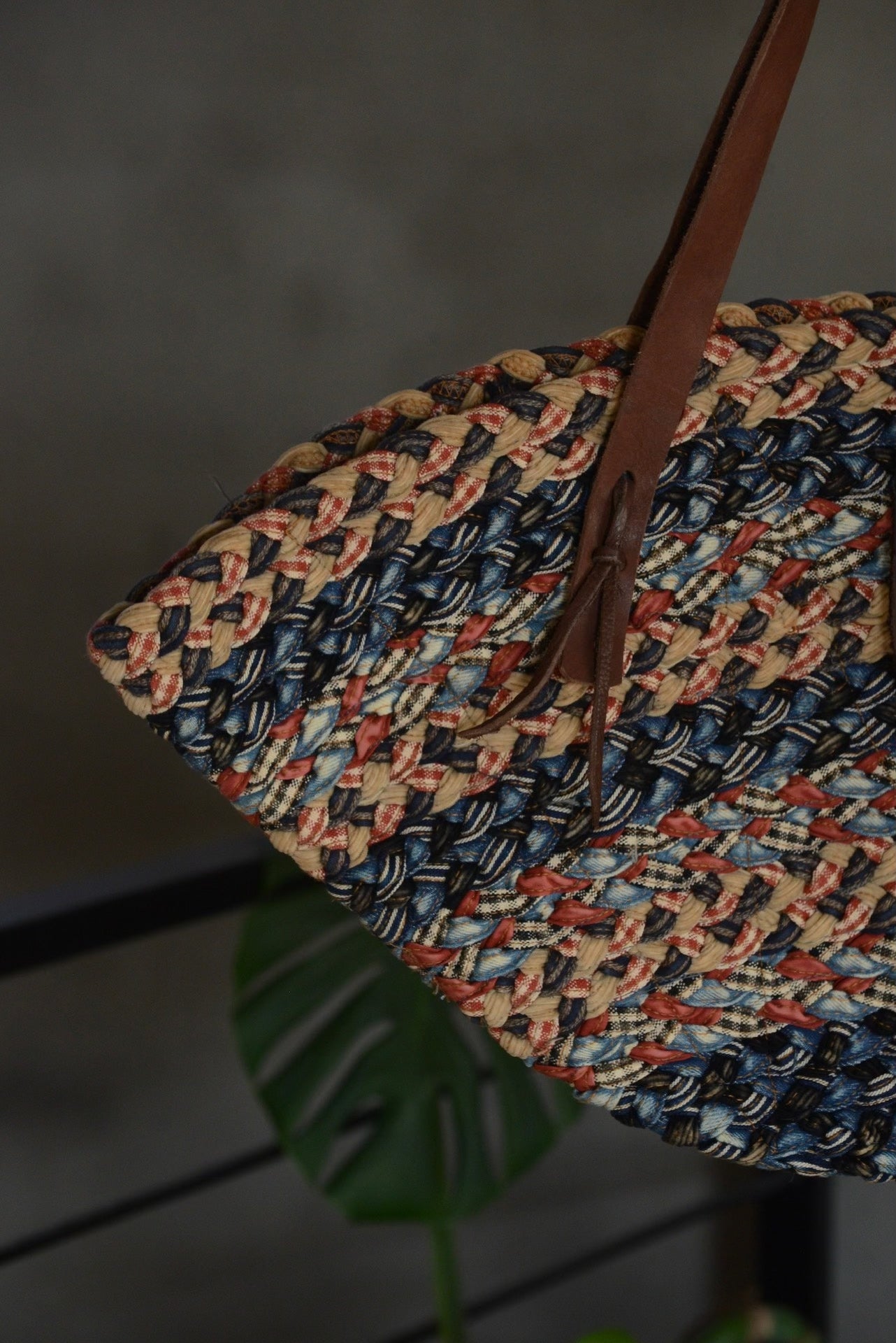 Kapital Patchwork Woven Large Shoulder Bag