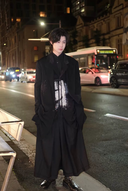 Yohji Yamamoto 18aw Spider Web Design
