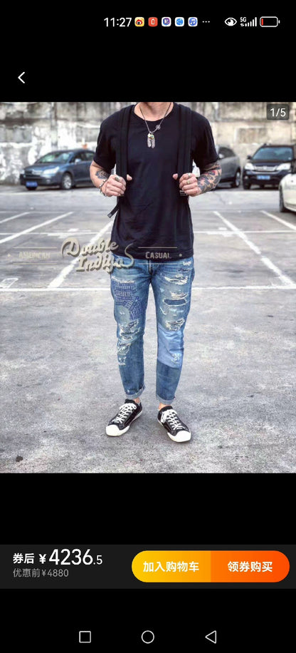Hysteric Glamour HG Cropped Jeans