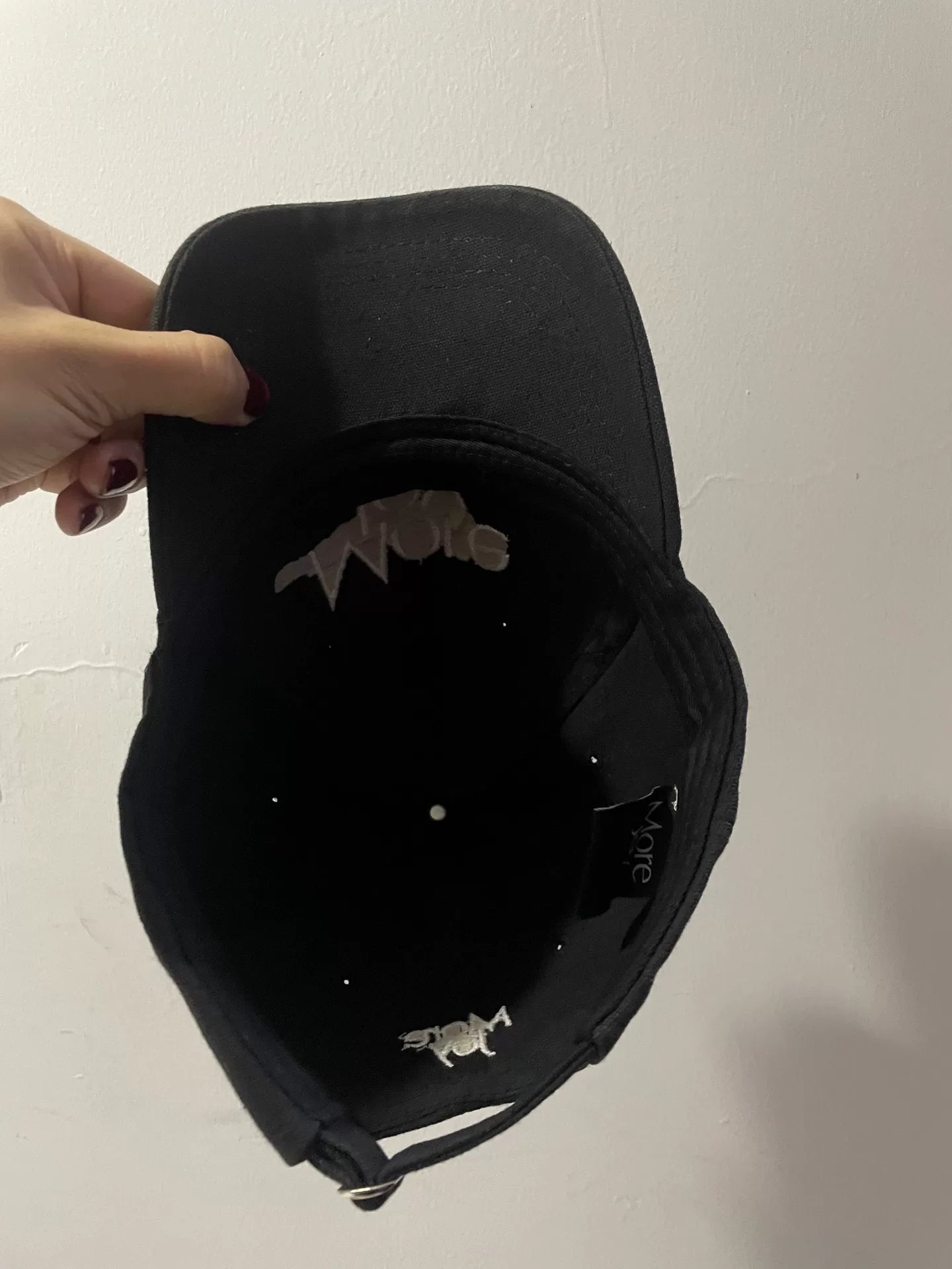 more joy logo baseball cap by christopher kane