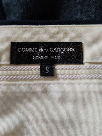 Deconstructed Black Casual Trousers