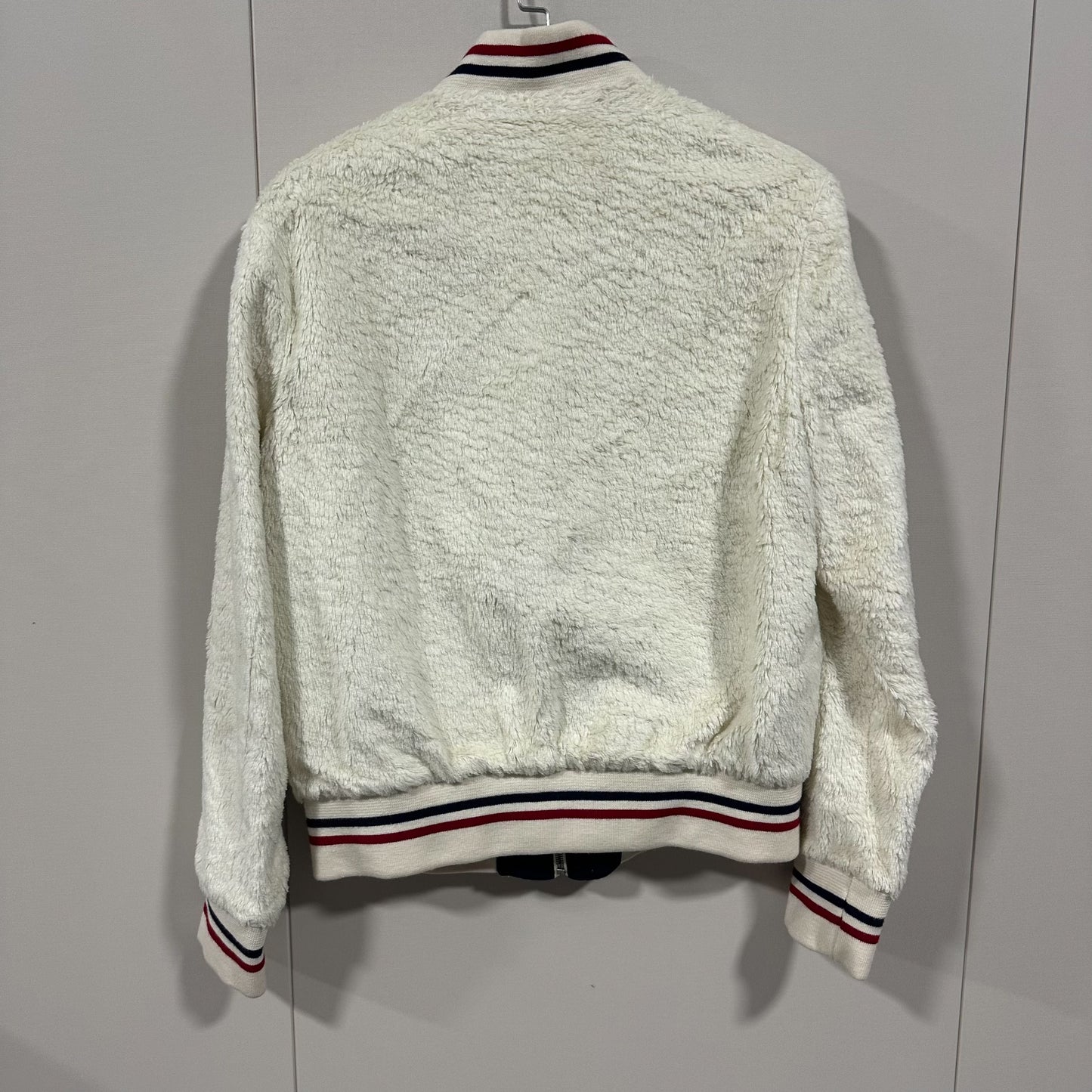 Saint Laurent Teddy Fleece Varsity Jacket
