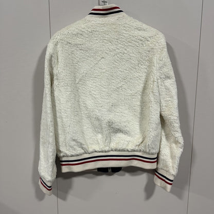 Saint Laurent Teddy Fleece Varsity Jacket