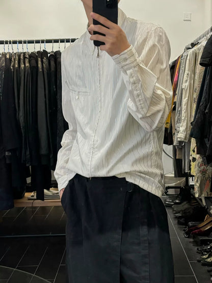 alexander mcqueen silver thread sheer jacket