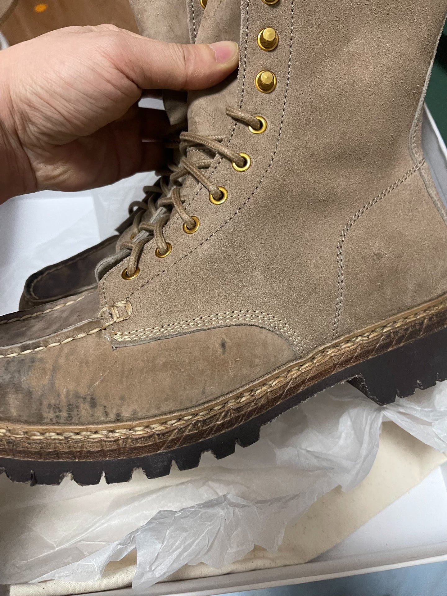 visvim Scout Moc Boots-Folk