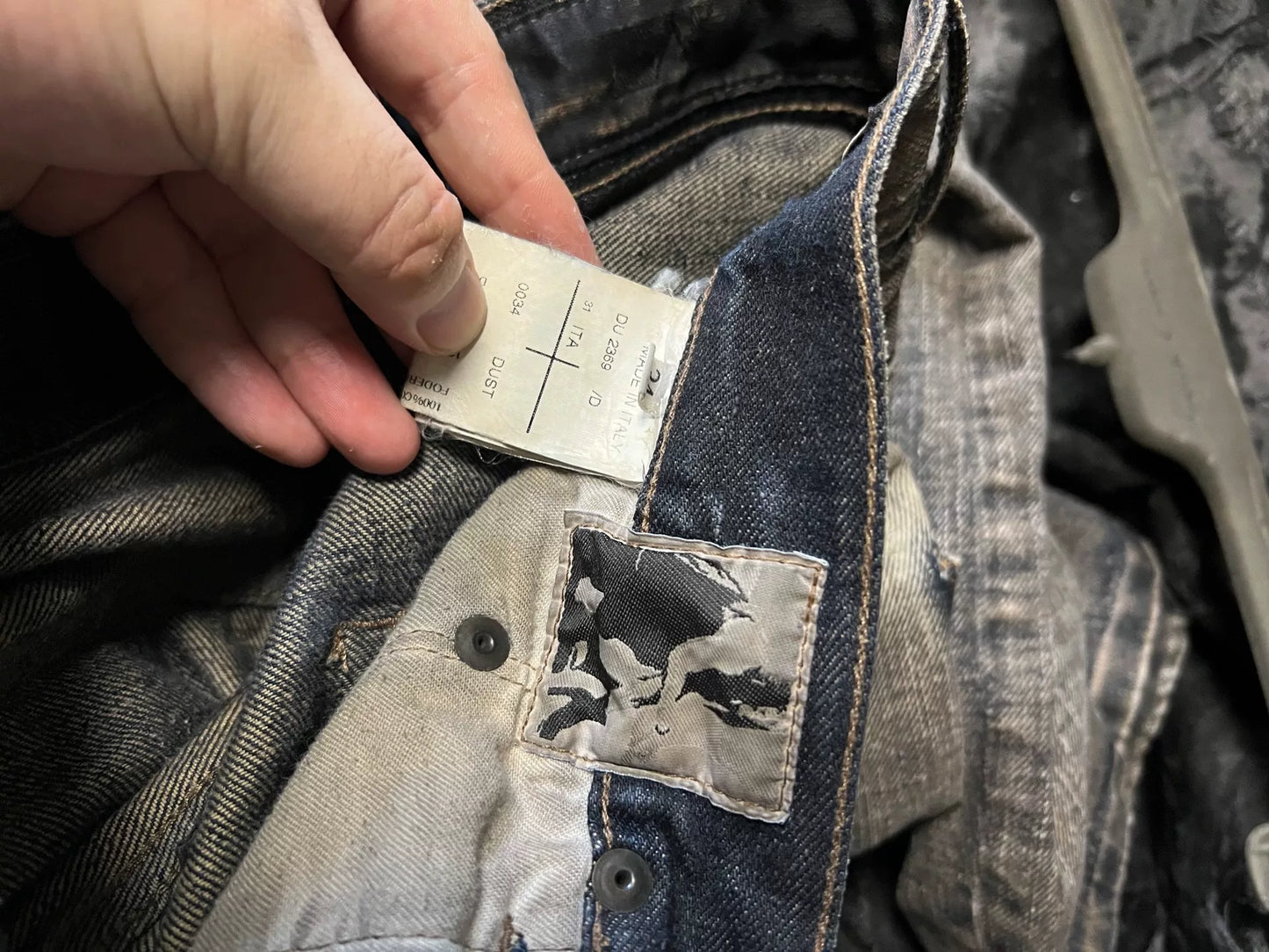 Rick Owens Distressed Cropped Trousers